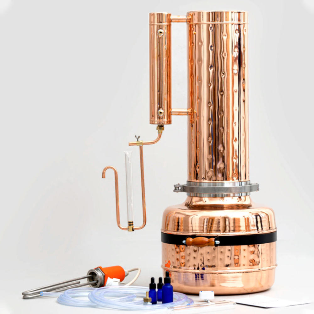 Copper distiller electricity